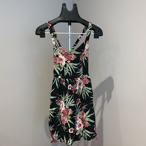 Floral beach cover up dress